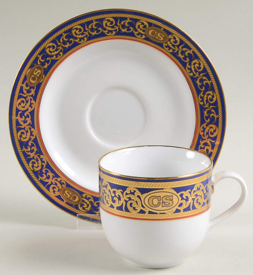Pride of the Confederacy, The Flat Cup & Saucer Set by Franklin Mint-1