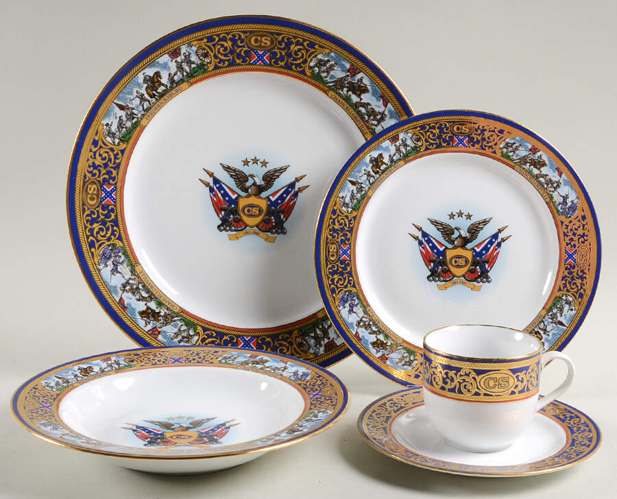 Pride of the Confederacy, The 5 Piece Place Setting by Franklin Mint-1