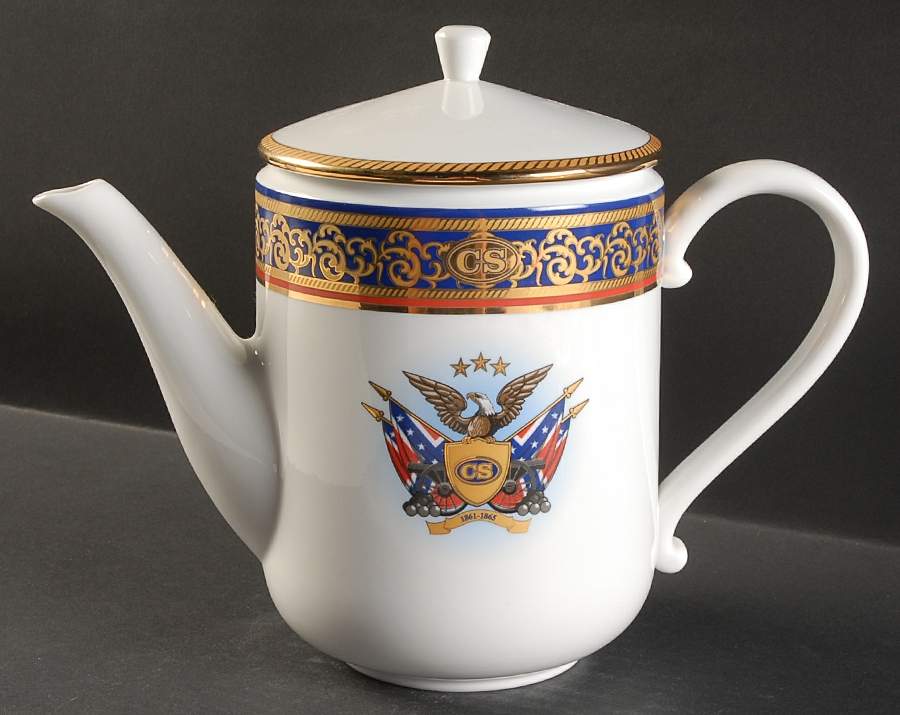 Pride of the Confederacy, The Coffee Pot & Lid by Franklin Mint-1