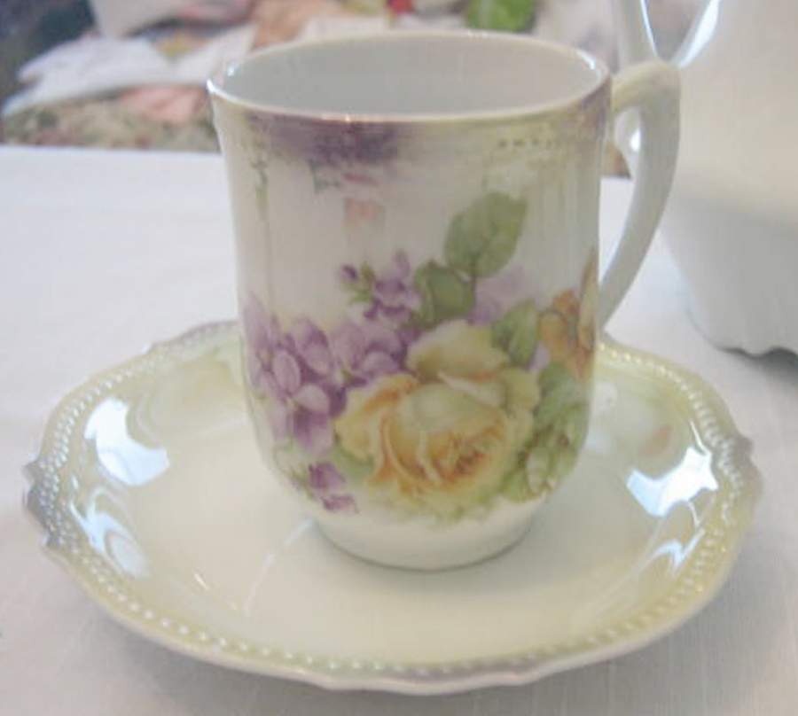 KOE65 Footed Demitasse Cup & Saucer Set by Koenigszelt-1