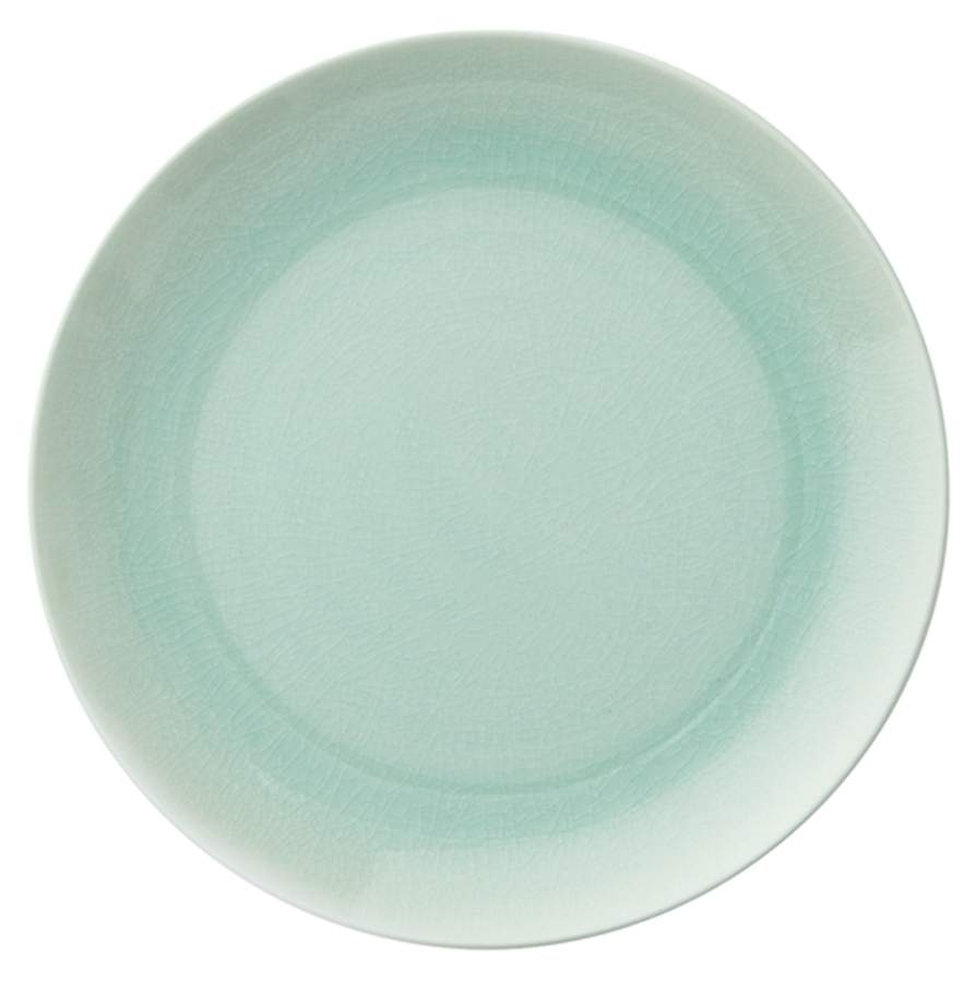 Crackle Sea Glass Dinner Plate by Kim Seybert-1