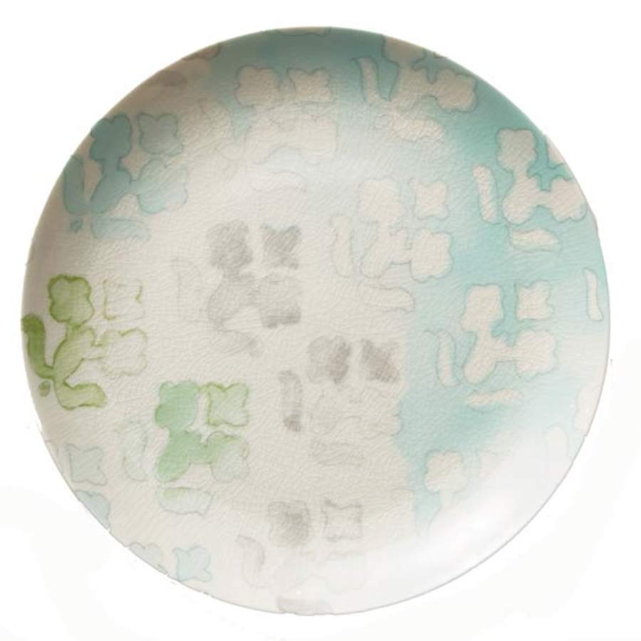 Water Color Salad/Dessert Plate by Kim Seybert-1