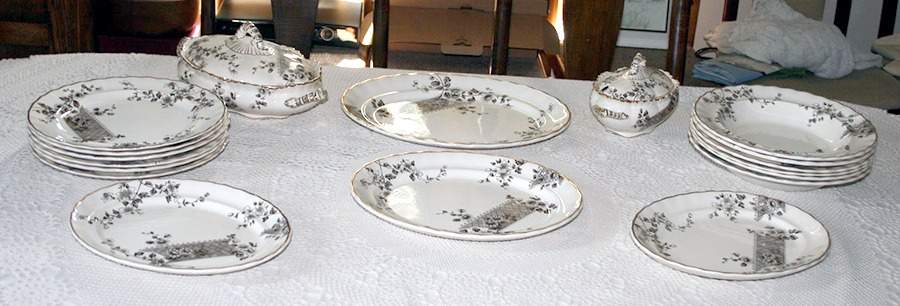 Essex Brown Dinner Plate by Keeling & Co-1