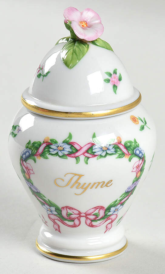 Le Cordon Bleu Spice Jar Set Individual Jar & Lid by Franklin Mint-1