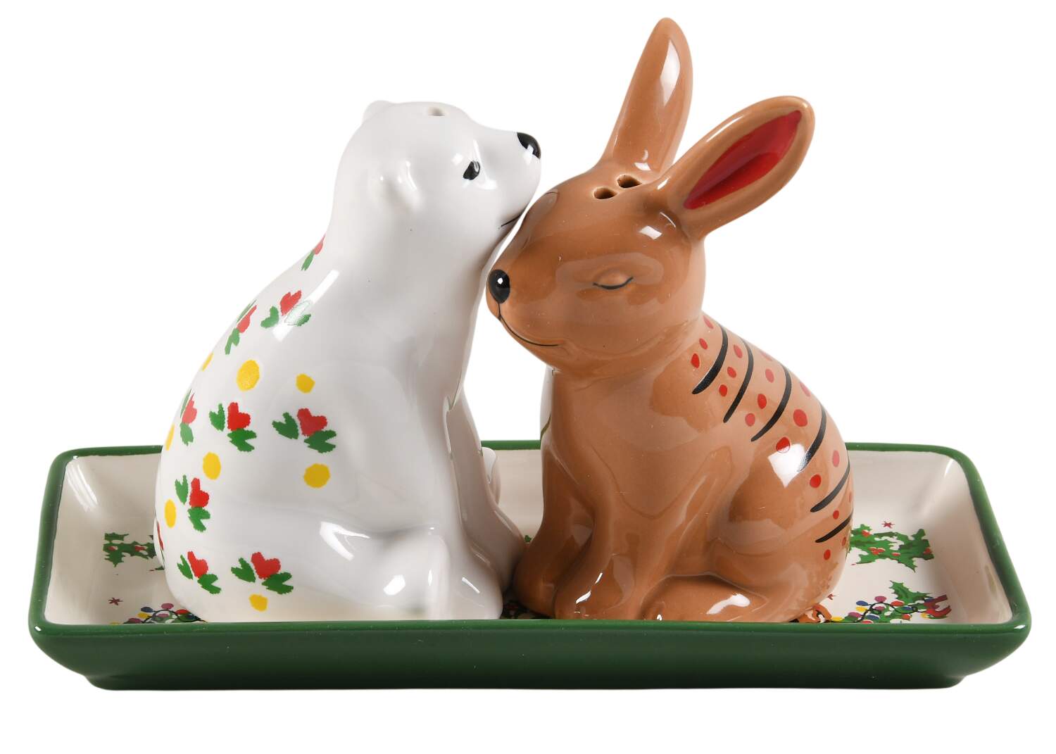 Christmas Collection (3 Pc) Salt & Pepper Tray Set by Cath Kidston-1