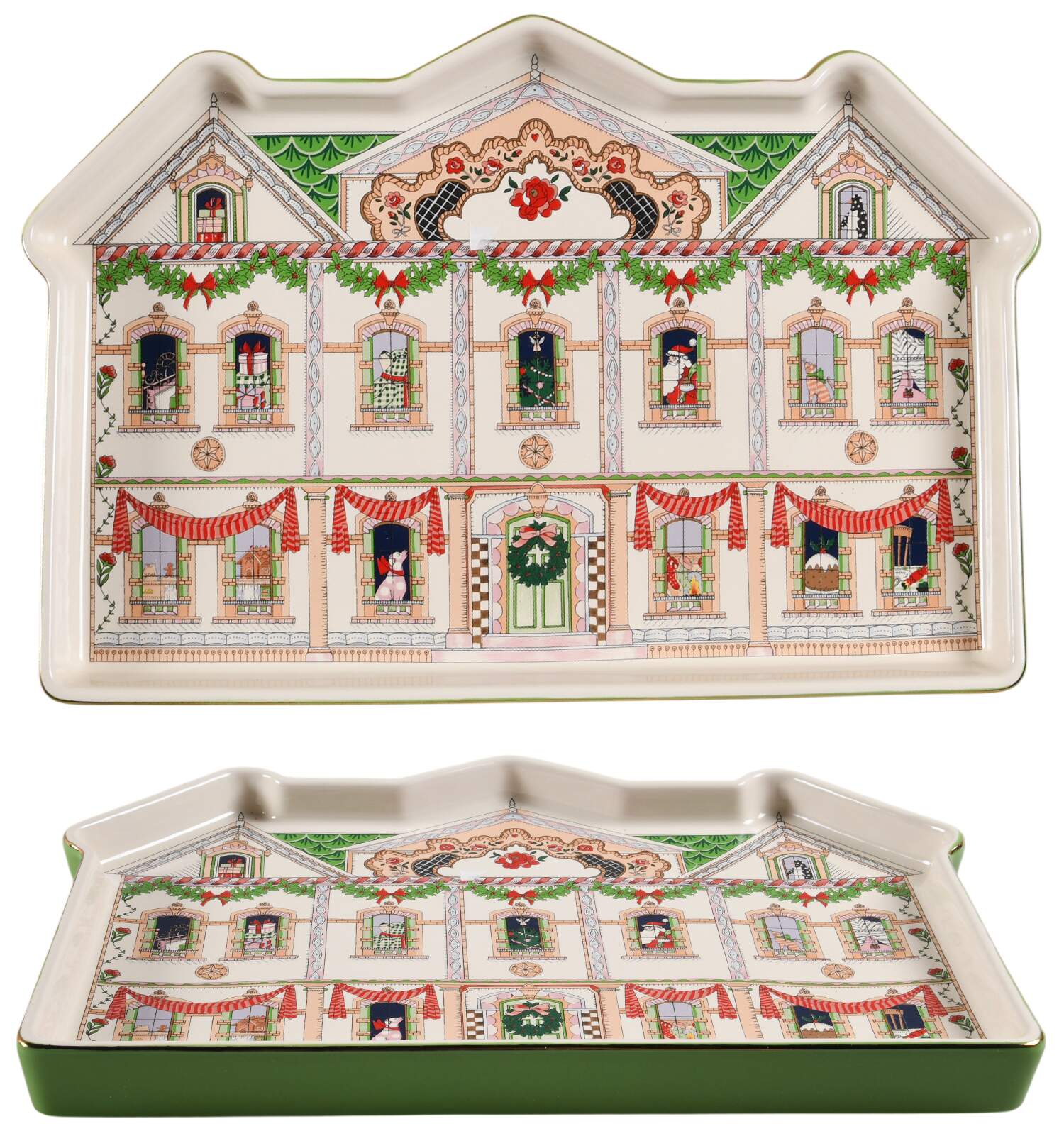 Christmas Collection 11" Figural Platter by Cath Kidston-1