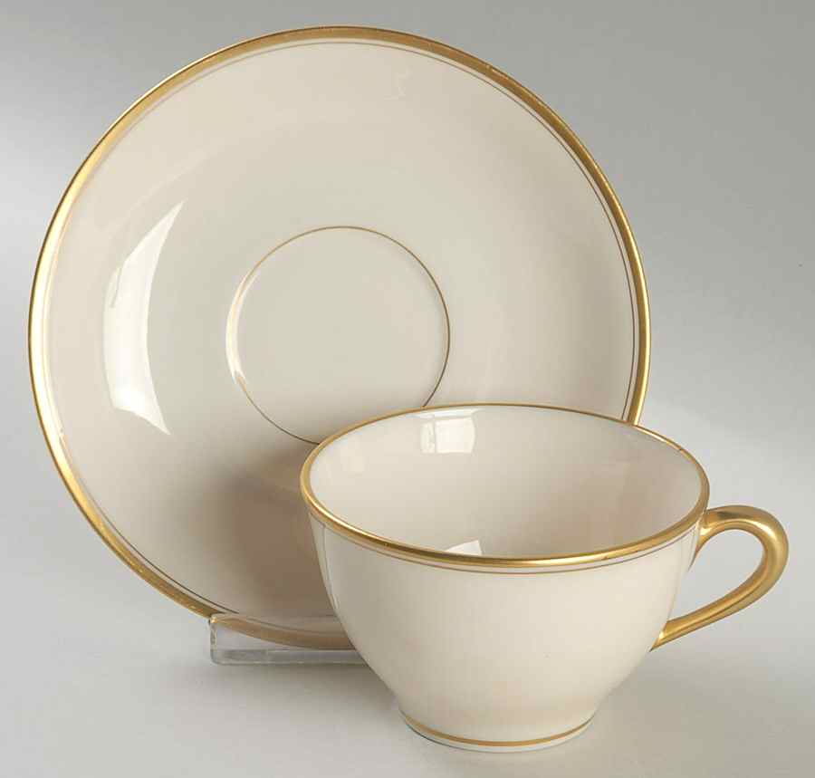 86 Flat Cup & Saucer Set by Lenox-1