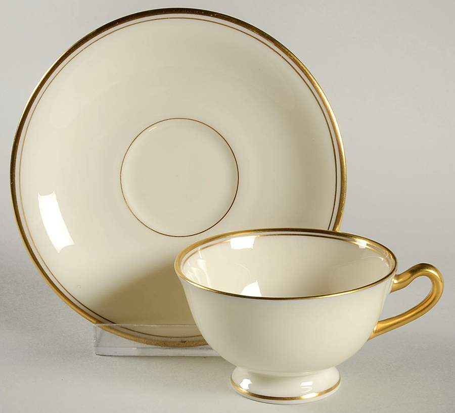 86 Footed Demitasse Cup & Saucer Set by Lenox-1