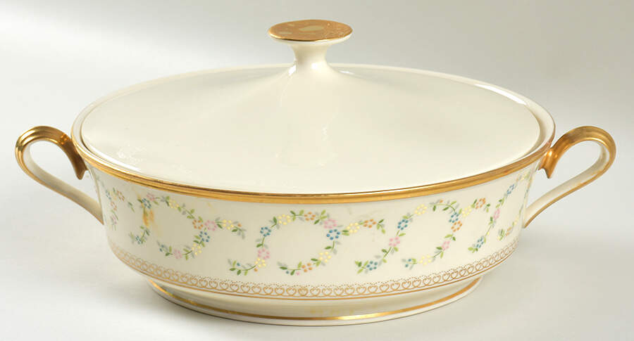 Amanda Round Covered Vegetable by Lenox-1