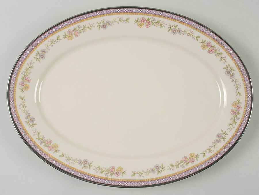 Amethyst 13" Oval Serving Platter by Lenox-1