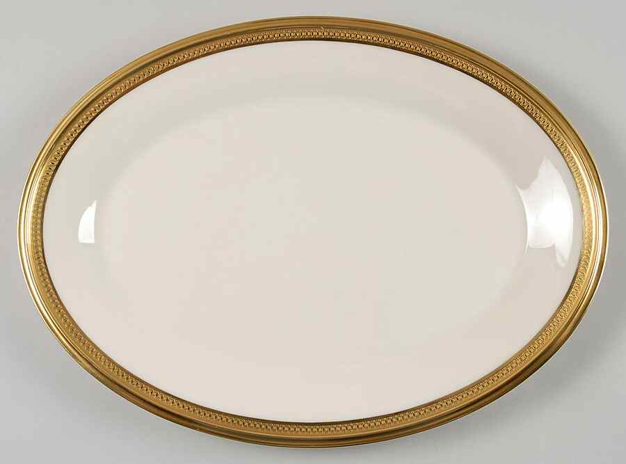 Aristocrat 14" Oval Serving Platter by Lenox-1