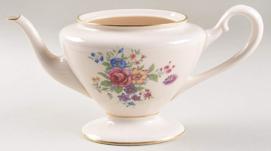 Aurora Shape 742 Teapot No Lid by Lenox-1