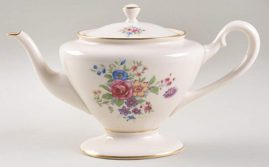 Aurora Shape 742 Teapot & Lid by Lenox-1