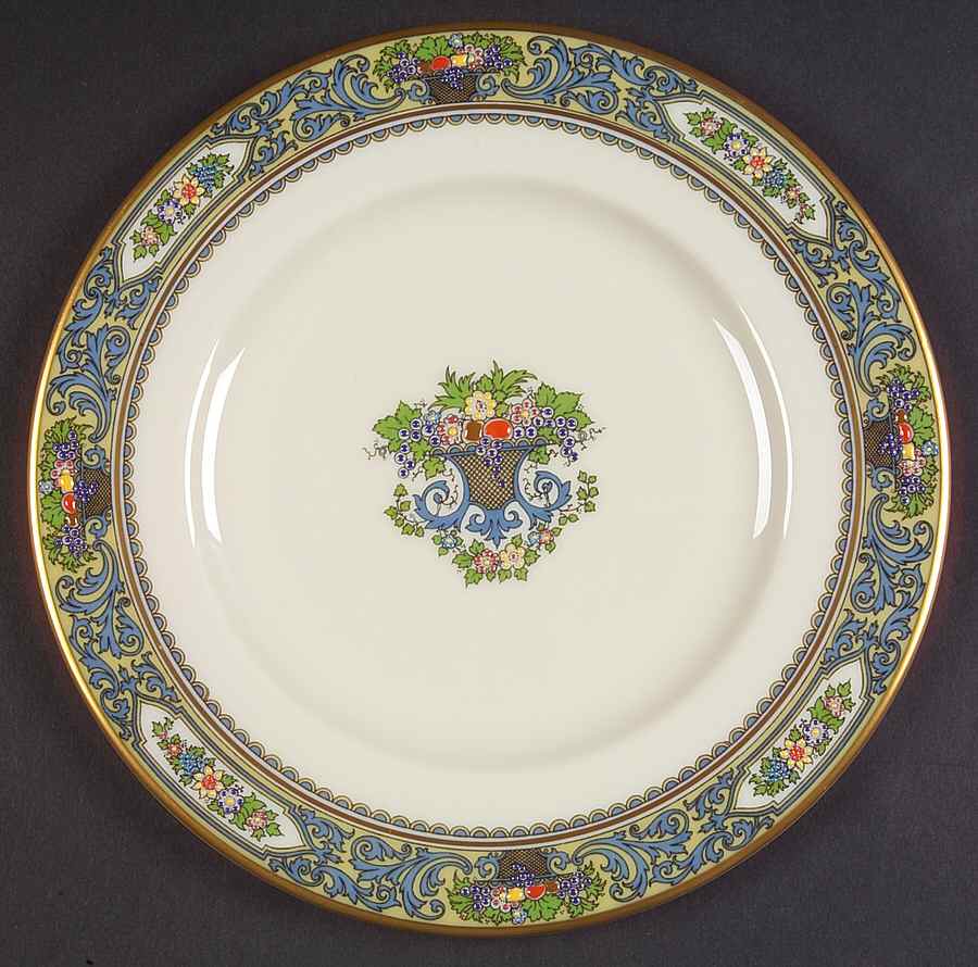 Autumn (Newer, Gold Backstamp) Luncheon Plate by Lenox-1