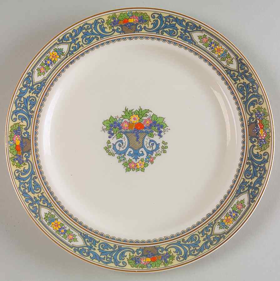The Autumn (Black Or Green Stamp) Luncheon Plate by Lenox-1