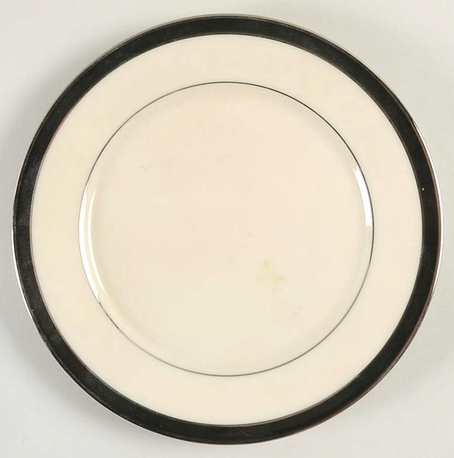 Black Royale Bread & Butter Plate by Lenox-1