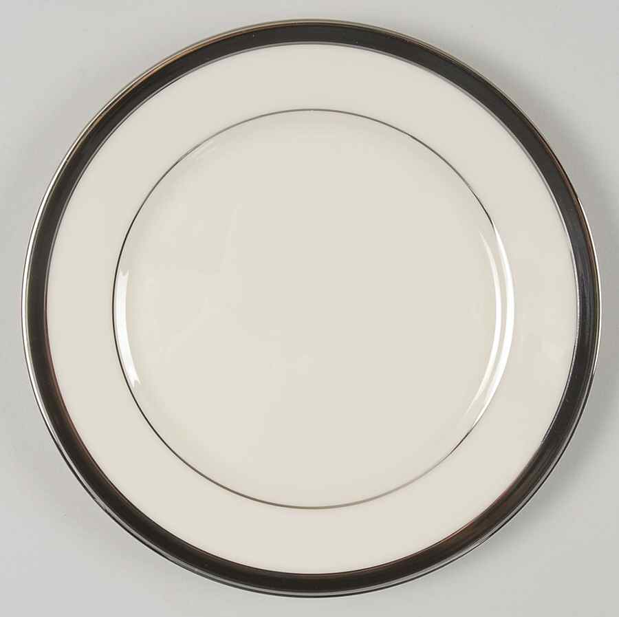 Black Royale Bread & Butter Plate by Lenox-1