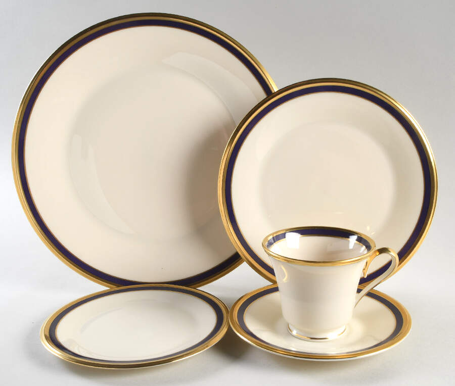 Blue Royale 5 Piece Place Setting by Lenox-1