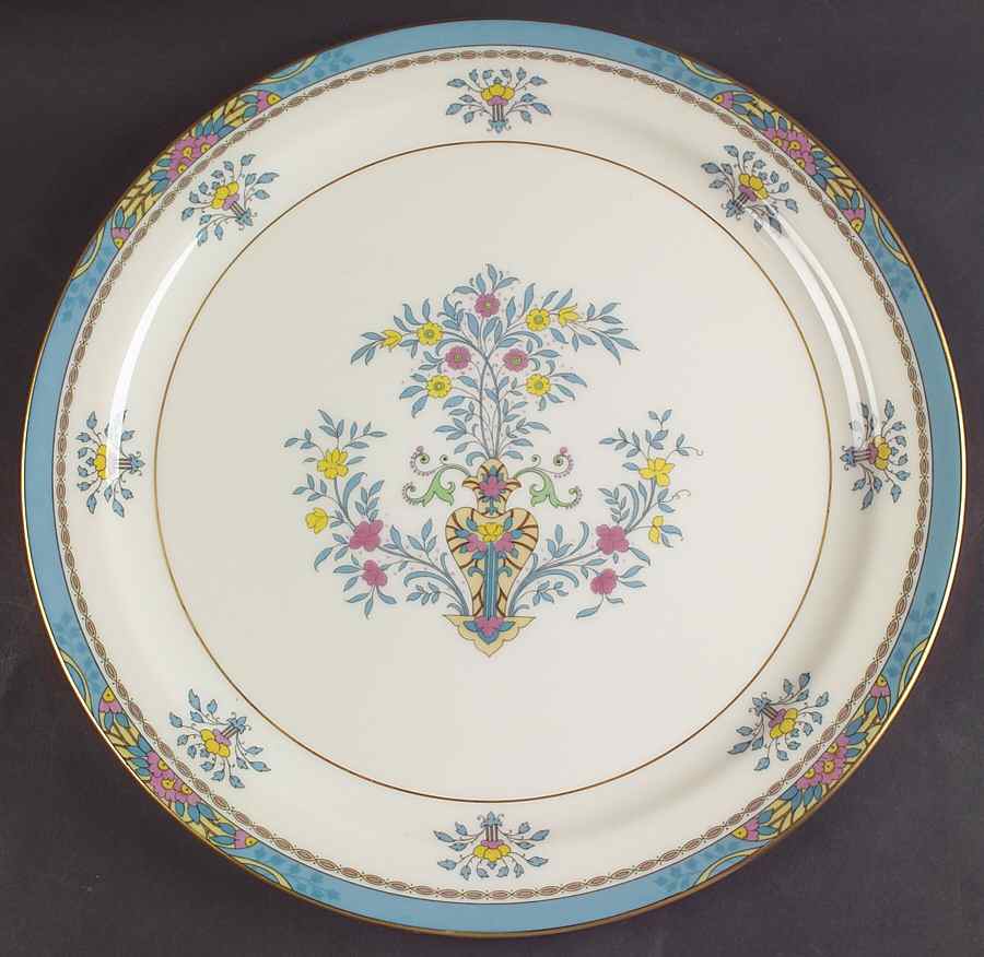 Blue Tree (Gold Trim) 12" Chop Plate (Round Platter) by Lenox-1