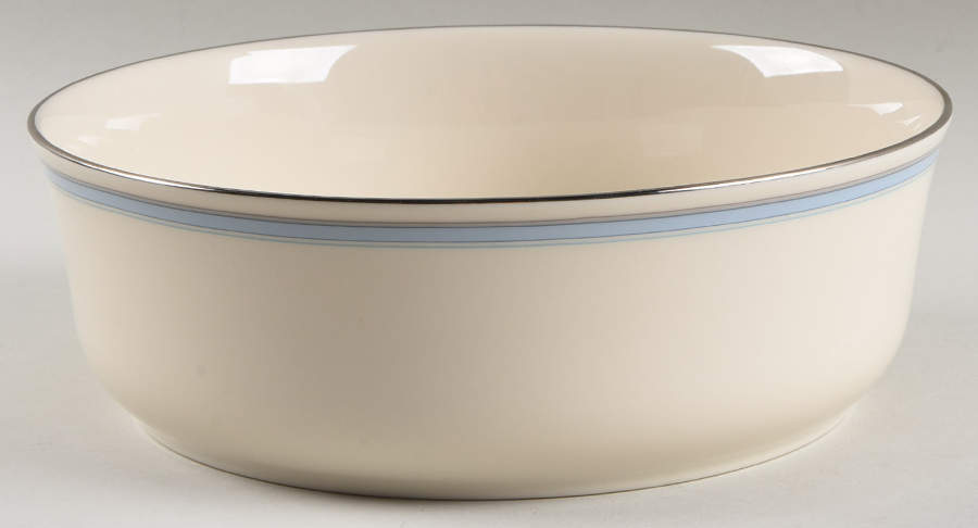Bradford (Platinum Trim) 8" Round Vegetable Bowl by Lenox-1