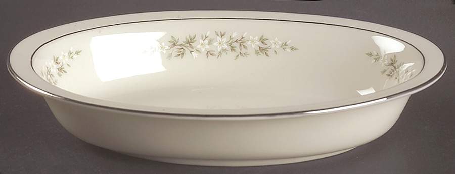 Brookdale 8" Oval Vegetable Bowl by Lenox-1