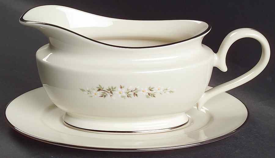 Brookdale Gravy Boat & Underplate by Lenox-1