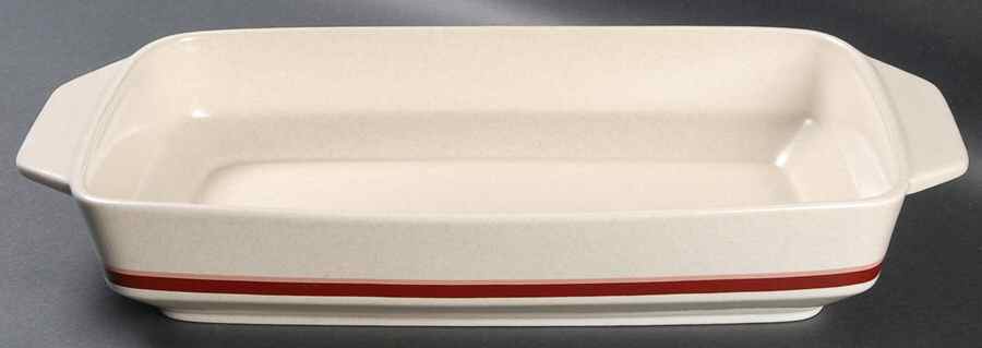 Brushwork Burgandy 15" Rectangular Baker by Lenox-1