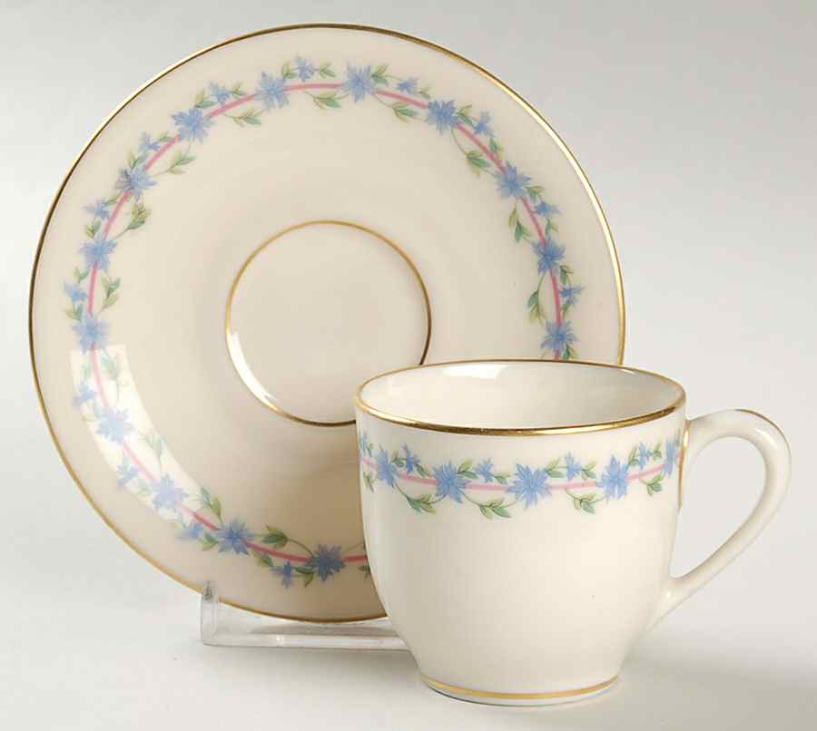 Caprice Flat Demitasse Cup & Saucer Set by Lenox-1