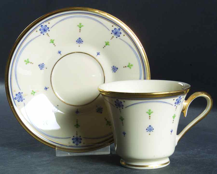 Chateau Footed Cup & Saucer Set by Lenox-1