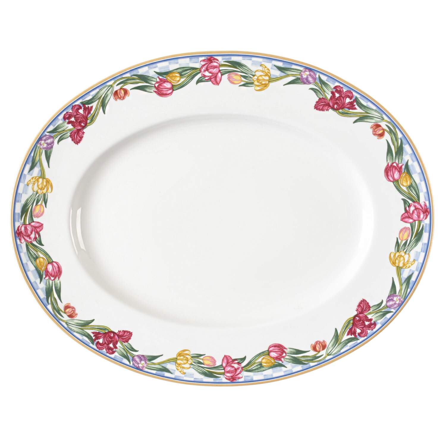 Country Tulips 14" Oval Serving Platter by Lenox-1