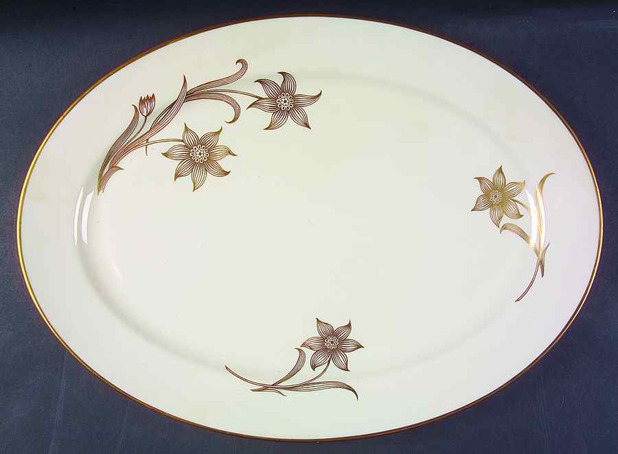 Daybreak 17" Oval Serving Platter by Lenox-1