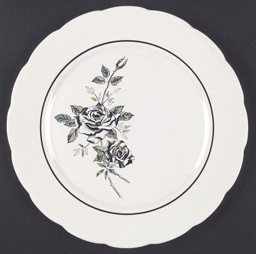 Ebony Rose Dinner Plate by Lenox-1