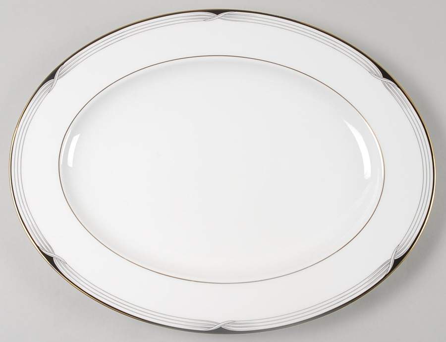 Erica (USA Backstamp) 16" Oval Serving Platter by Lenox-1