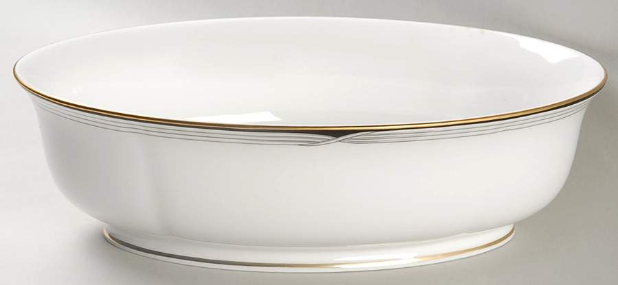 Erica (USA Backstamp) 9" Oval Vegetable Bowl by Lenox-1