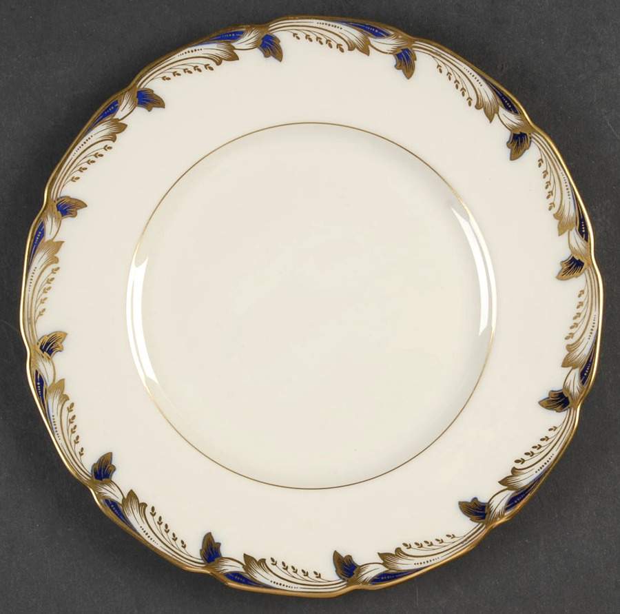 Essex Cobalt Blue (Scalloped) Salad Plate by Lenox-1