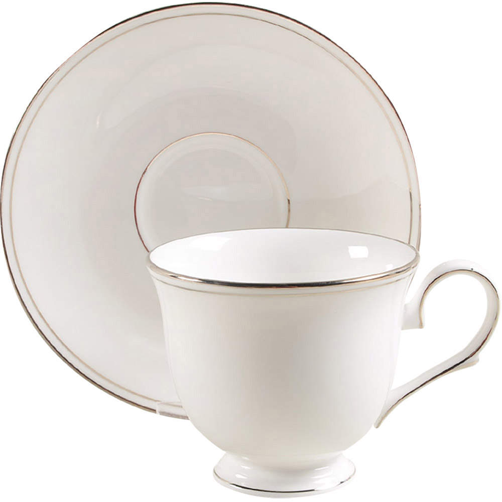 Federal Platinum Footed Cup & Saucer Set by Lenox-1
