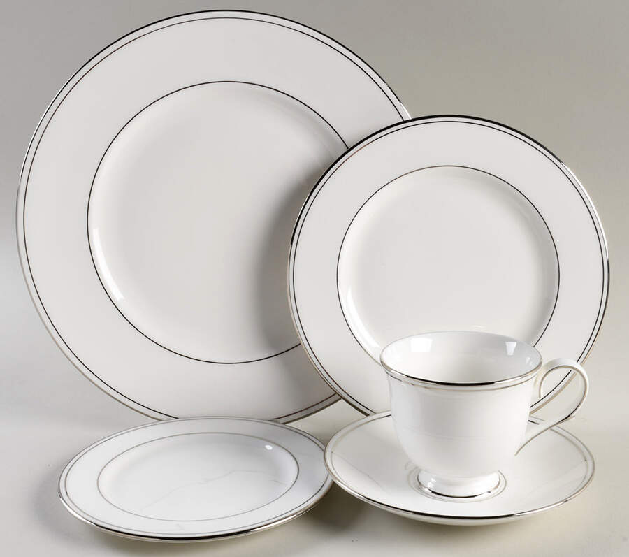 Federal Platinum 40  Piece Estate Set by Lenox-1