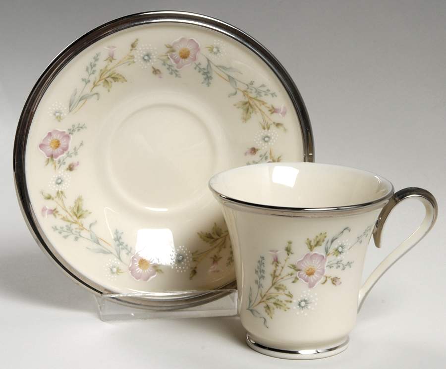 Flirtation Footed Demitasse Cup & Saucer Set by Lenox-1
