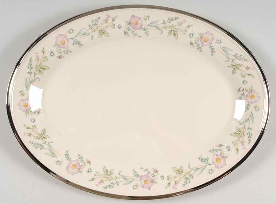 Flirtation 14" Oval Serving Platter by Lenox-1