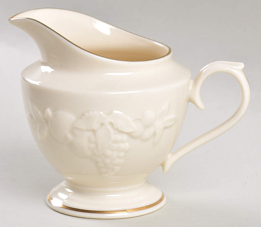 Fruits of Life Creamer by Lenox-1