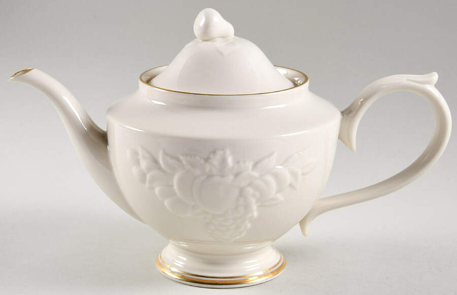 Fruits of Life Teapot & Lid by Lenox-1
