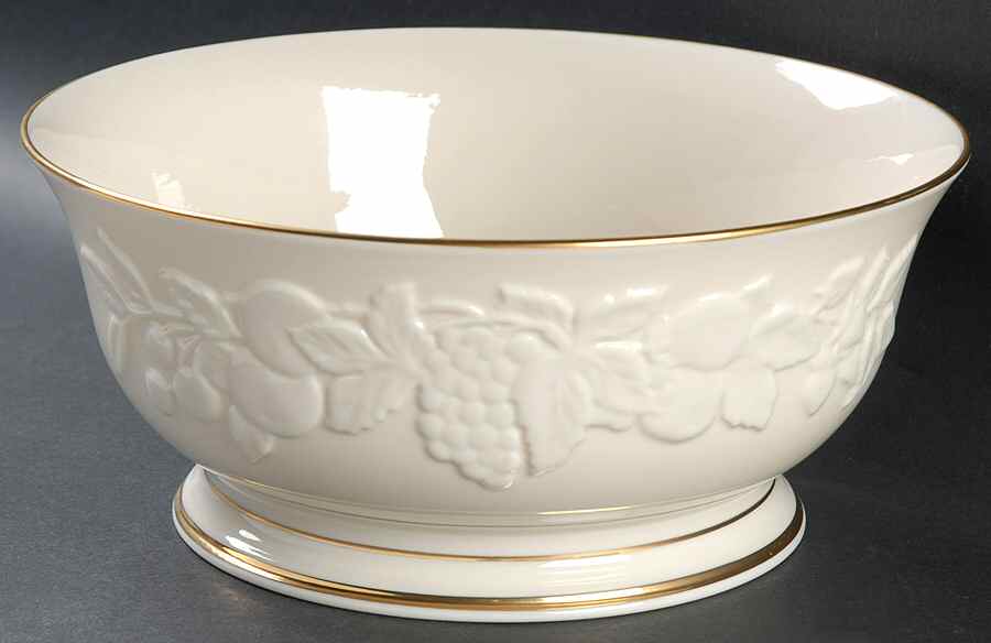 Fruits of Life 8" Round Vegetable Bowl by Lenox-1