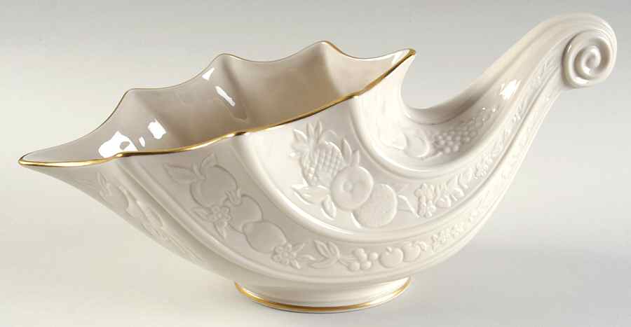 Fruits of Life 13" Cornucopia by Lenox-1
