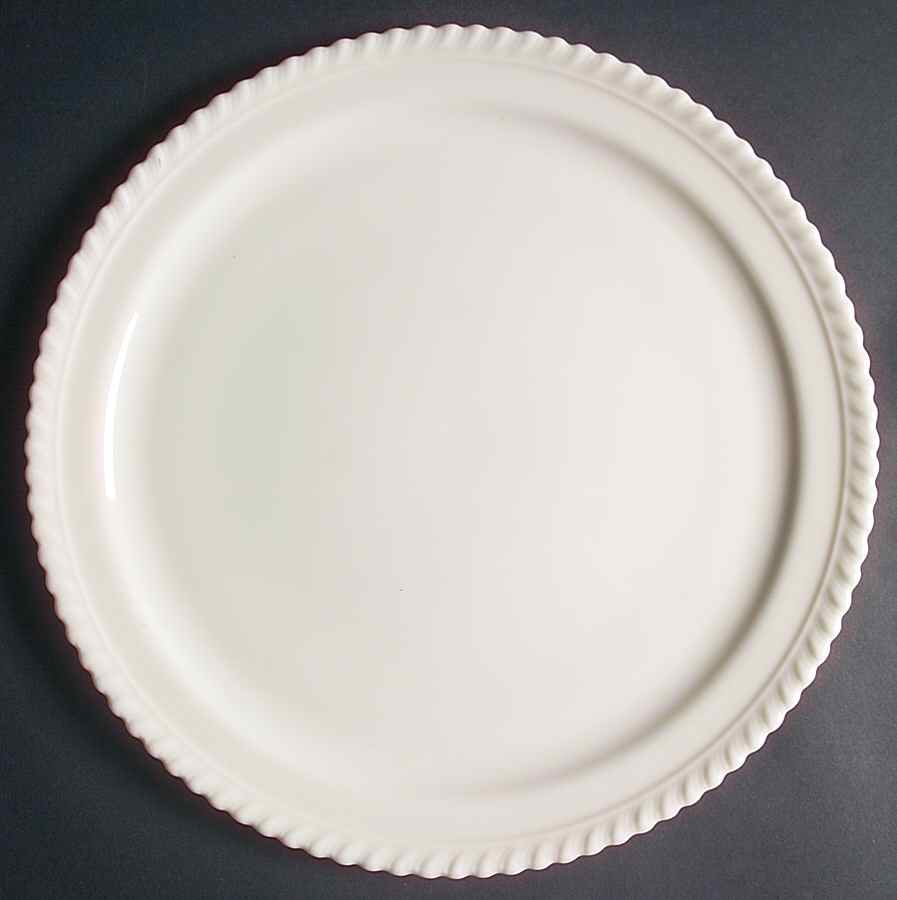 Gadroon Off White 12" Chop Plate (Round Platter) by Lenox-1