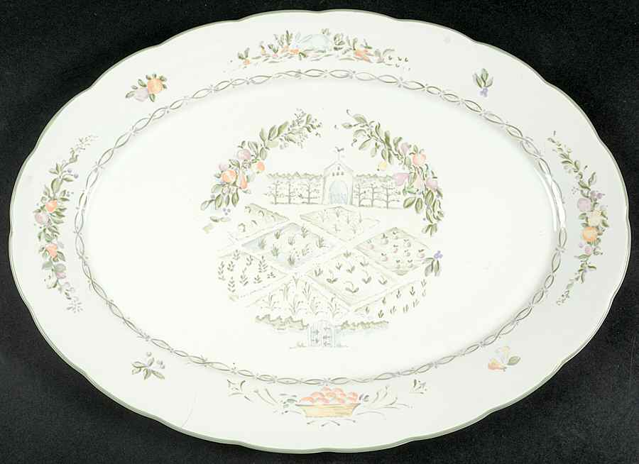 Garden Gate 16" Oval Serving Platter by Lenox-1