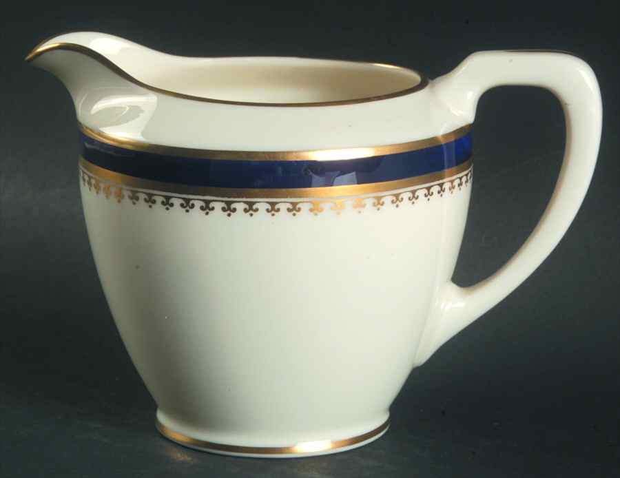 Georgian Blue Creamer by Lenox-1