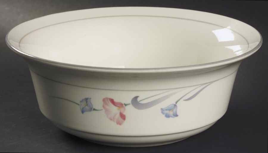 Glories on Grey 8" Round Vegetable Bowl by Lenox-1