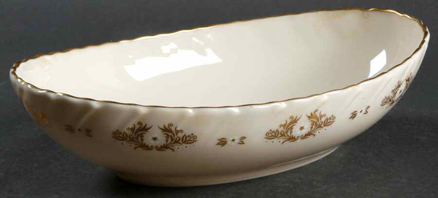 Golden Mood 9" Oval Vegetable Bowl by Lenox-1