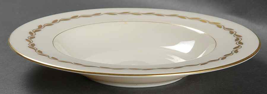 Golden Wreath Rim Soup Bowl by Lenox-1