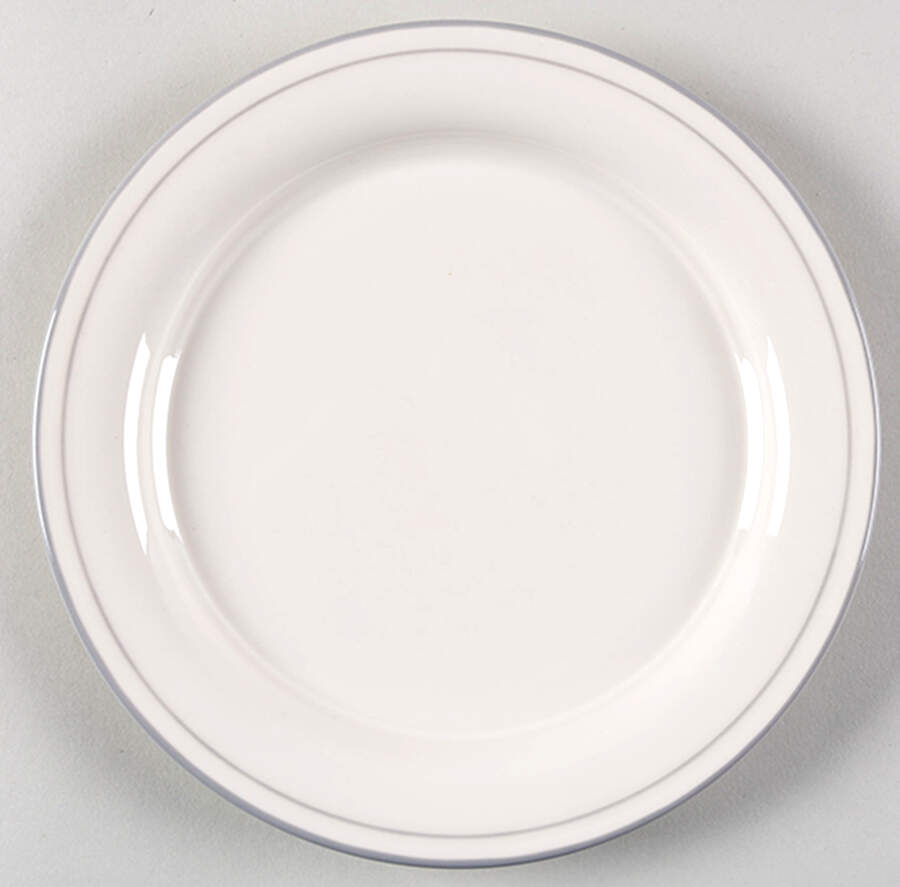 Grey Pinstripes (For the Grey) Salad Plate by Lenox-1
